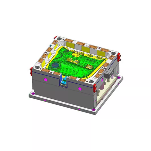 Калап за вбризгување на главното тело на панелот на вратата на автомобилот