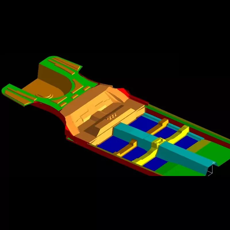 Матрици за печат на собранието на автомобилски под