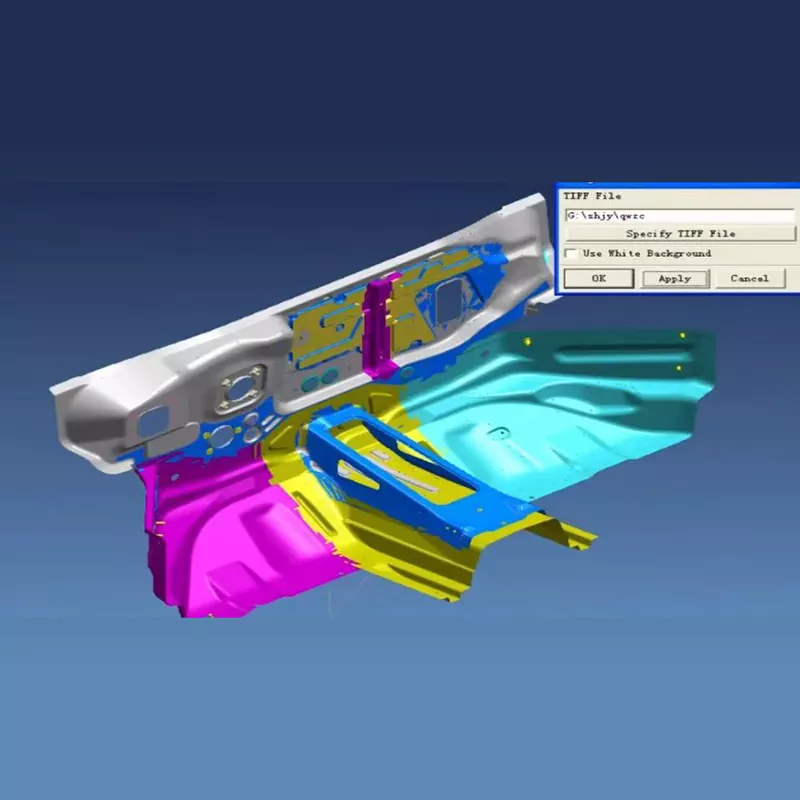 Умре за печат на собранието на автомобилски преден панел