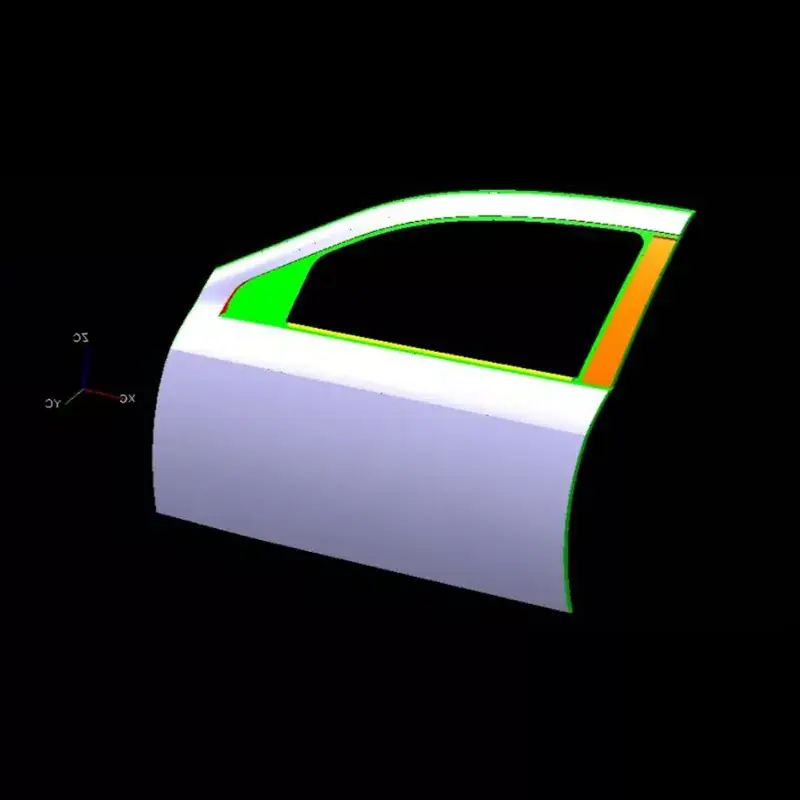 Матрица за печат на надворешната плоча на автомобилската лева предна врата