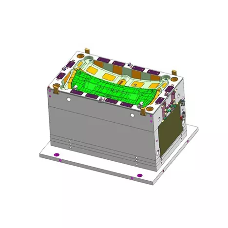 Калап за вбризгување на панелот за облоги на автомобилската задна задната врата