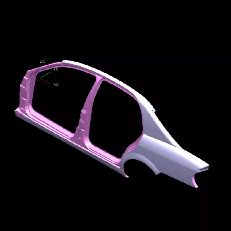 Матрица за печат на автомобилската десна страна