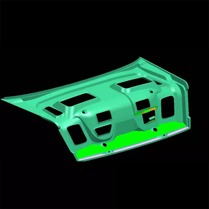 Матрица за печат на внатрешниот панел на капакот на багажникот